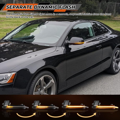 GEARCELL LED Dynamic Turn Signal Light Wing Mirror Turn Signal Light 2