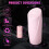 SGLRT Car Trash Can Bin with Lid - Car Garbage Can Cup Holder - Pink 6