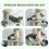 Arbre à chat pour chats de taille moyenne (moins de 6 kg), gris clair 7