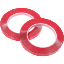 Sterk Dubbelzijdig Nageltape Rood Acryl Voor Nagelkunst Display