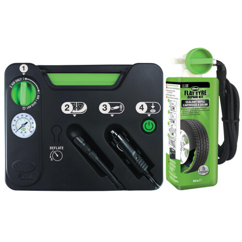 Slime 50129 Flat Tyre Puncture Repair, Emergency Kit, includes 1