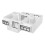 1Set Architectuur Modelbouw Kit ABS Acryl Mini Kamer Model Voor DIY 1