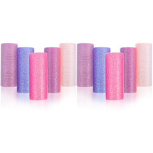 10Rouleaux De Ruban En Pour DIY Décorations Variées Multicolores