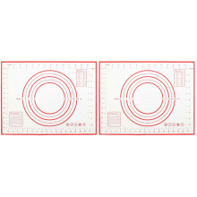 4Pièces Silicone Antidérapant Rouge Résistant