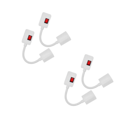4Pièces Adaptateur Douille Lampe Flexible Pour Usage