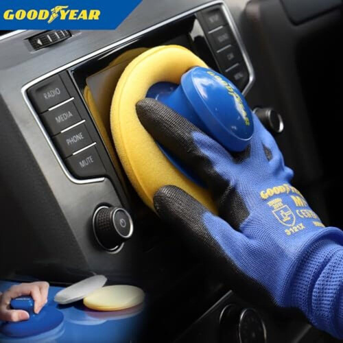 Goodyear 3pc Applicator Set Specially Designed Microfiber Pad For 2