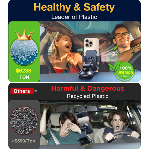 Romuto Car Phone Holder Mount【Strong Suction】Mobile Phone Holder for 2