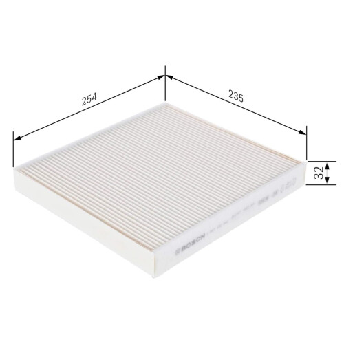Bosch Bosch M2540 Standard Cabin Filter, Replacement Filter - Filters 1