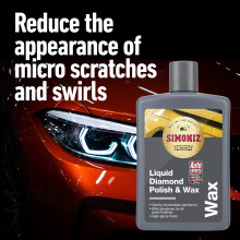 Simoniz Liquid Diamond Polish & Wax, Car Wax & Polish,