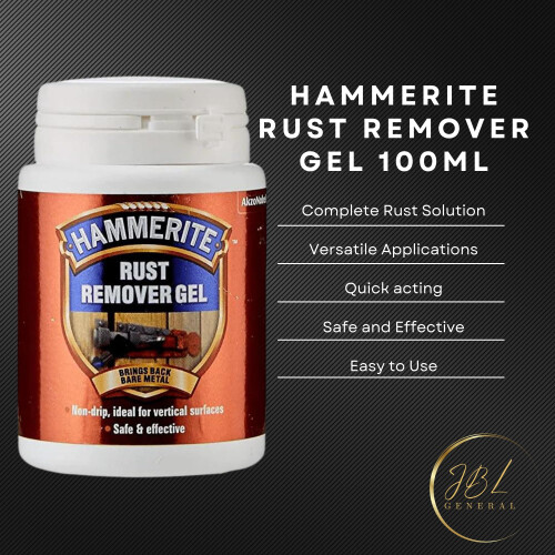 Ultimate Rust Removal and Treatment Kit - Hammerite Rust Remover Gel