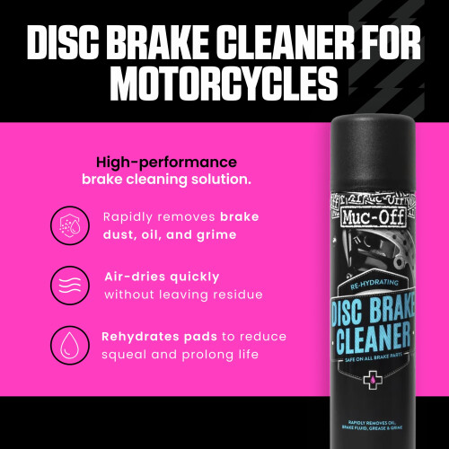 Muc Off Motorcycle Disc Brake Cleaner - Quick-Drying Brake Cleaner 1