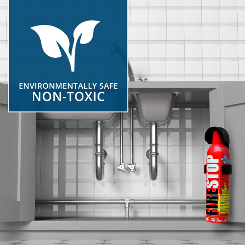 Super Help SH2400 Fire Stop Small Fire Extinguisher, Extinguishes 2