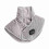 Grey Heating Pad for Neck Shoulders 3 Level Temperature Adjustment Massage Mode Sable Fabric Electri 3