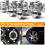 MIKKUPPA M12x1.5 Alloy Wheel Nuts - 19mm Hex Replacement for Ford, 6