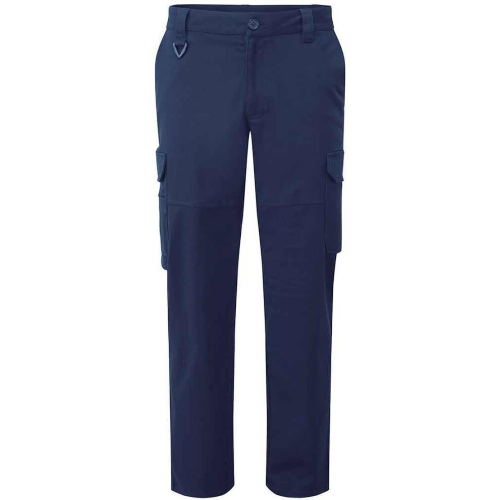 Premier (Xl R, Navy) Unisex Adult Stretchchecker Cargo Trousers