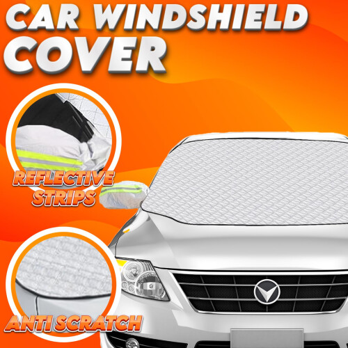 Xtremeauto Magnetic Car Windscreen Cover - Heavy Duty Thick