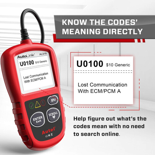 Autel Autel OBD2 Code Reader AutoLink AL319 Universal OBD2 Scanner Car 2