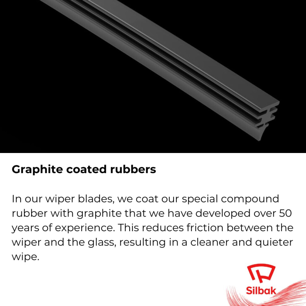 Silbak Rear Windscreen Wiper, Fits For Mg Hs (09/2018 Onwards) Rear 5003885855791