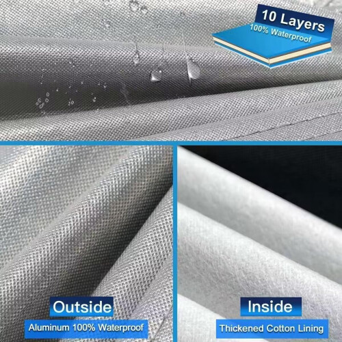 10 Layers SUV Car Cover Waterproof Breathable Large,100% Waterproof 1