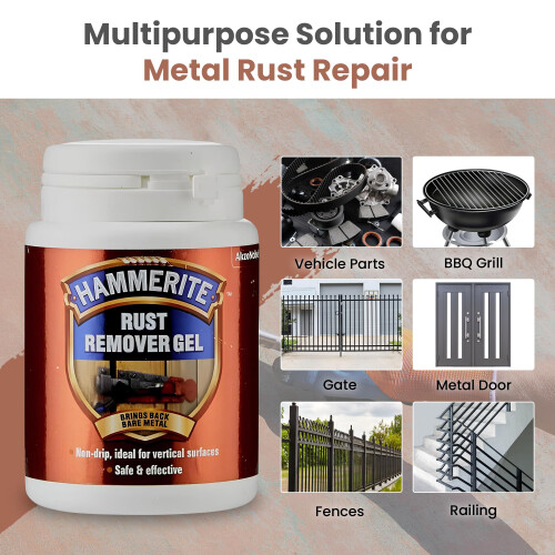 Hammerite, Rust remover for metal, Rust Treatment Kit with Rust 1