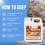 SmartSeal Rust Remover - 1L - Powerful Rust Remover for Metal, Stone, 6