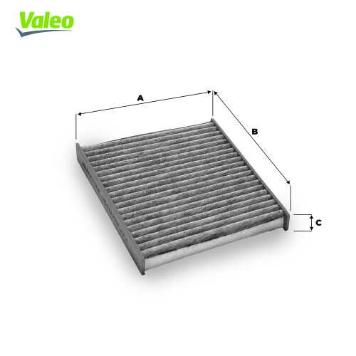 Valeo VALEO 715659 Filter, interior air PROTECT Pollen filter with 1