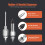 TRILINK Grease Gun Needle Tip Kit – 7PCS Grease Gun Accessory Set 4