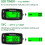 YOOREAL Engine Temperature Gauge Digital Hour Meter 3