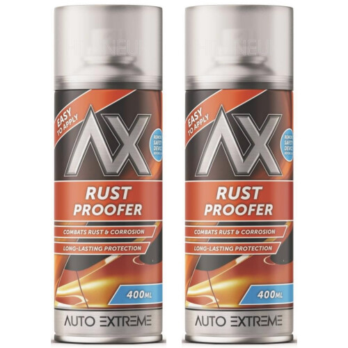 HitlineUK 2 x 400ML Rust Remover Spray Kills Old Rust Anti Rust 2