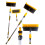 Water Flow Extendable Car Wash Brush with Telescopic Handle, 2 2
