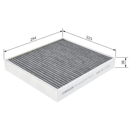 Bosch Bosch R5502 Activated Carbon Cabin Filter, Replacement Filter - 1