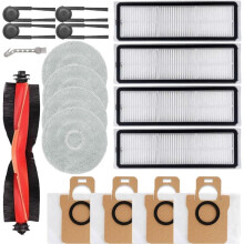 18Pcs Accessories Kit Compatible with Mijia M40S / OV31CN Robot Vacuum,Main Brush Cleaning Tool Replacement Parts