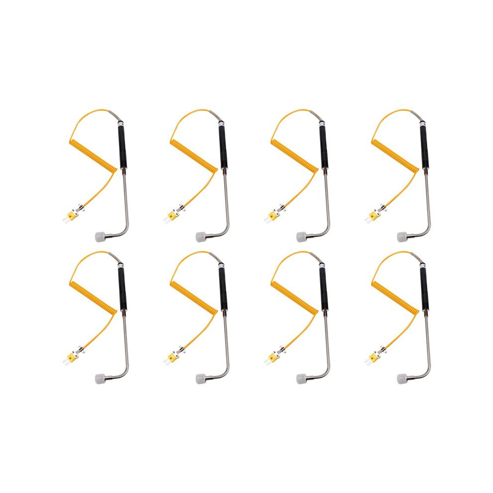 8X Nr-81533B K Type Sensor Right Angle Surface Temperature Probe High Temperature Thermocouple -50 To 500 6032442274002