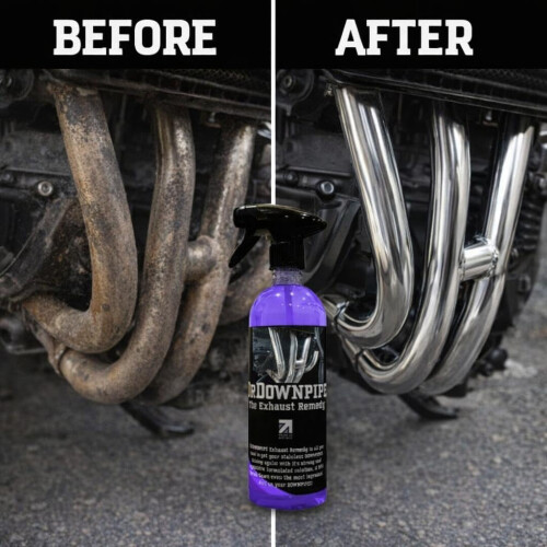 DRDOWNPIPE Motorcycle Exhaust Downpipe Cleaner Spray – 500 ml 1