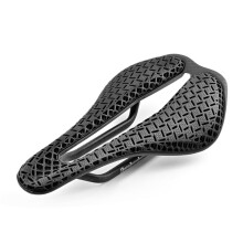 GOLDIX T68 3D-Gedruckter Rennradsattel mit Ultraleichter Carbonfaser-Grundplatte und TPU-Schienen, Druckoptionen für Leder (TUP)