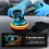 Cordless Car Polisher 6"(150mm Dual Action Buffer Machine with 221V 2