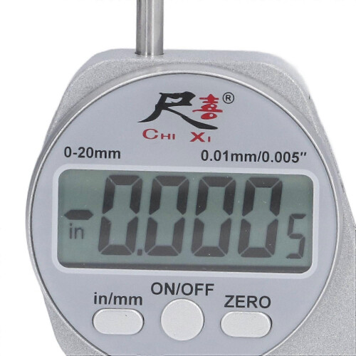 Digital Thickness Gauge Electronic Caliper Thickness Meter 0‑20mm Range with LCD Digital Display