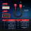 Autel Autel OBD2 Main Test Cable, Original 5.6FT 1.7M 16 Pin OBDII 6