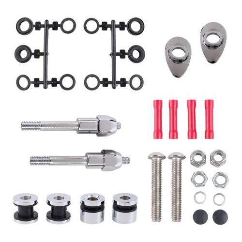 Motorcycle HardDrive Sissy Bar Docking Hardware Kit for  Dyna FXD 2002-2005 Models 1
