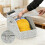 2 PCS Hat Storage Box for Baseball Caps, Stackable Hat Storage for Baseball Caps , Flip-Top Access, Hat Box for Closet 5