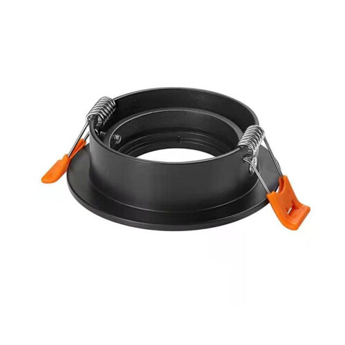 Round Recessed LED Ceiling Light MR16 GU10 Bulb Holder Adjustable Frame Downlight Fixture