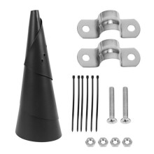 Squirrel Baffle for Bird Feeder Pole, Outside Pole Mount Bird House Protecting Mask for Outdoor Shepherd'S Hook,14 Inch