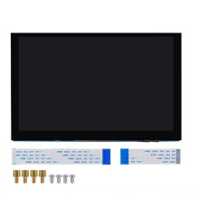For Raspberry Pi 4B/3B+ Capacitive Touch Display 4.3 Inch HD Ips Display Drive-Free Interface Display,A