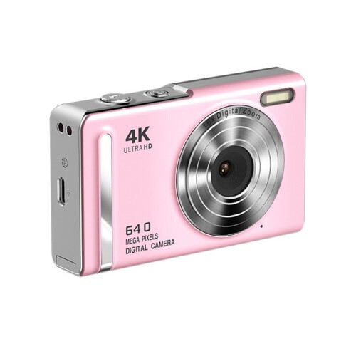 4K Digital Camera LED Flash 64MP HD Pixel Retro Ccd Portable Card Entry-Level Camera Auto Focus C