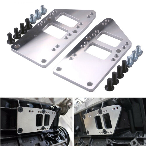 LS1 Conversion Motor Mount Adapter Plates Billet Aluminium LS Swap LS Conversion dla Chevelle Camaro Nova 2