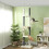 Tiragraffi da soffitto con amache e cesta, bianco 2