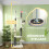 Tiragraffi da soffitto con amache e cesta, bianco 5