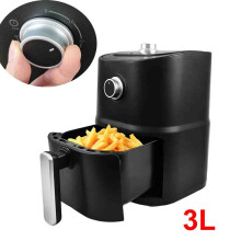 (3L) 3L Manual Air Fryer Oven & Multicooker Dishwasher Safe Nonstick Basket For 1-2 People