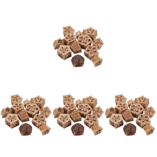 48Pièces D’activité Pour Perroquets En Fruit Marron Clair