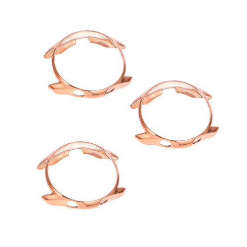 3Pièces Protections Montre Rose Gold Faciles À Installer Pour